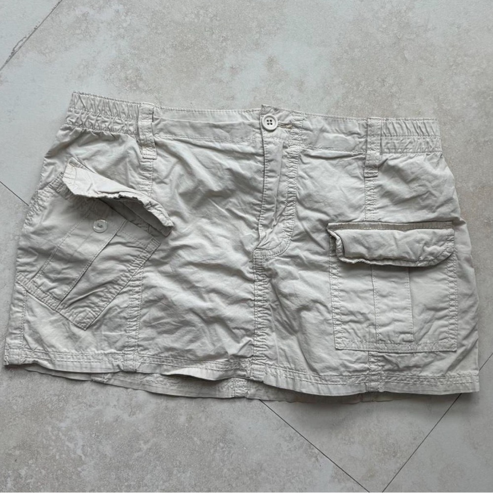Vintage cargo mini skirt